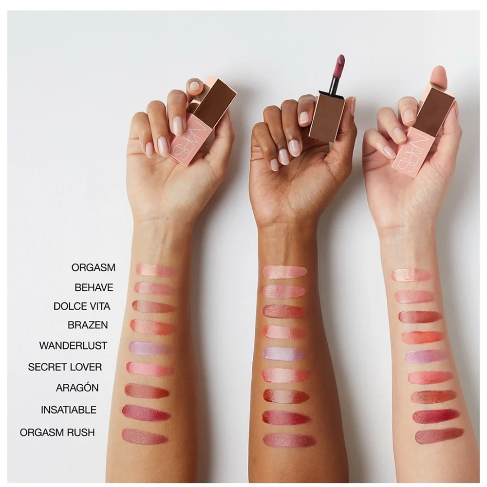 New NARS afterglow liquid blush in BEHAVE